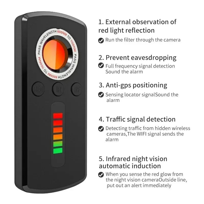 Hidden Camera Detector Anti Spy Gadget &ndash; Wide Signal Scan