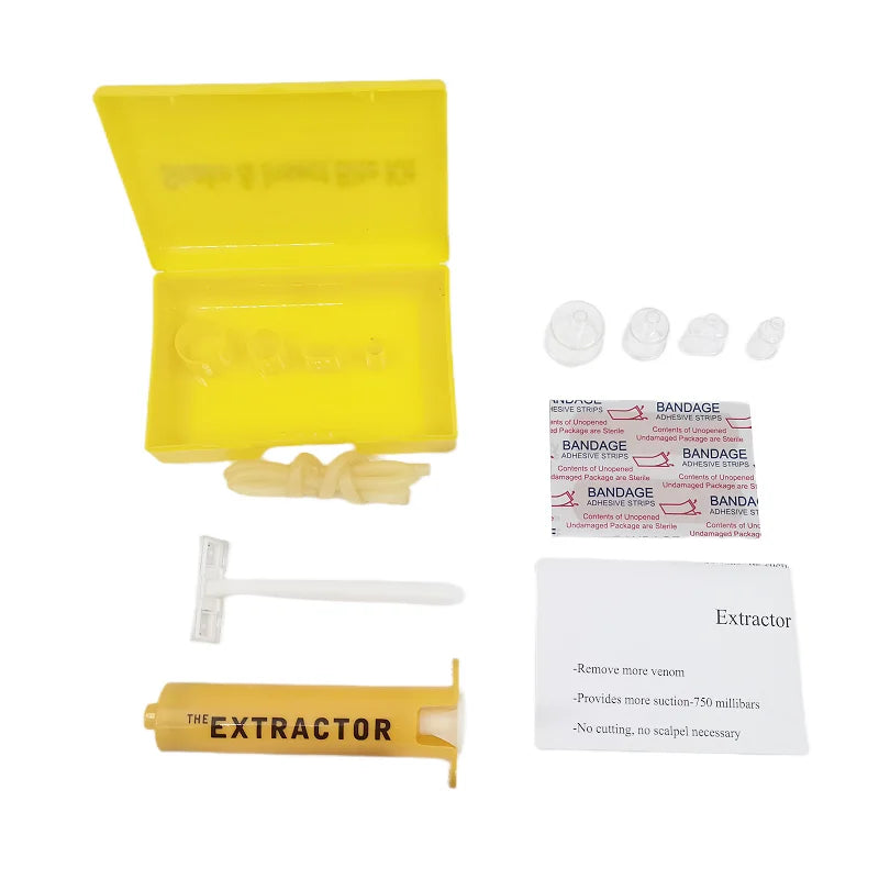 Venom Extractor Snake Bite First Aid Kit &ndash; Lightweight