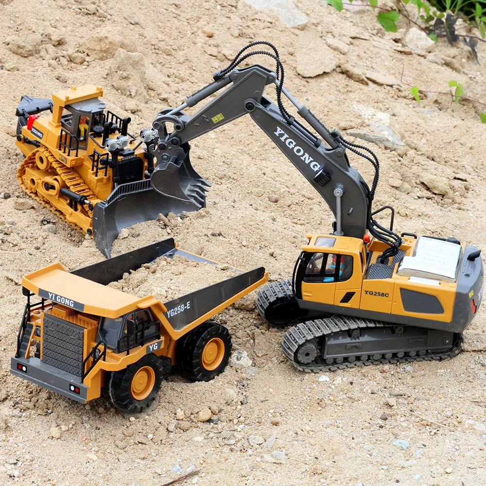 1:20 RC Excavator &ndash; 2.4G Remote Control Bulldozer Toy
