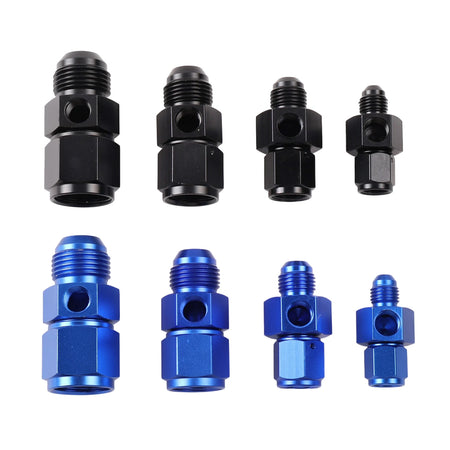 Universal AN Adapter Male To Female With 1/8 Inch NPT Gauge Port by InterCyprus Trading Ltd