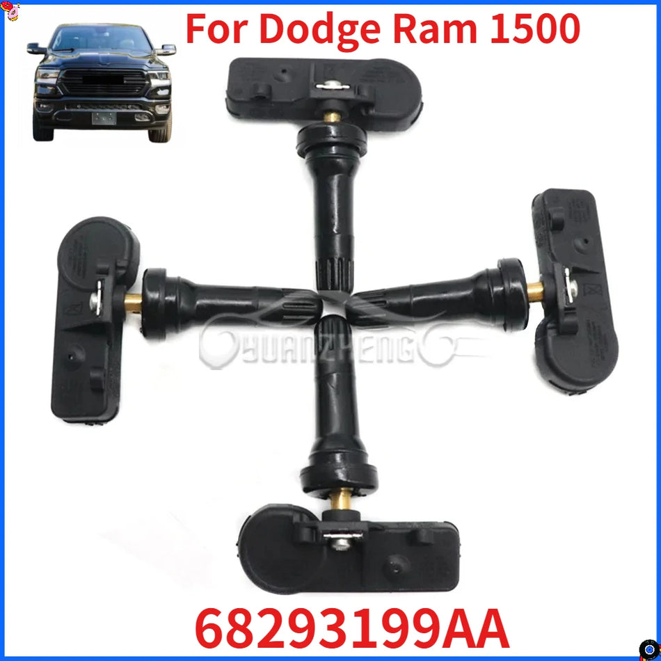 TPMS сензор за Dodge Ram 1500 2019-2020 433MHz Предварително програмиран 68293199AA 68293199AB