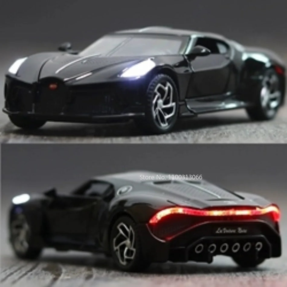 Modelo de coche de aleación a escala 1:32 para Bugatti La Voiture Noire