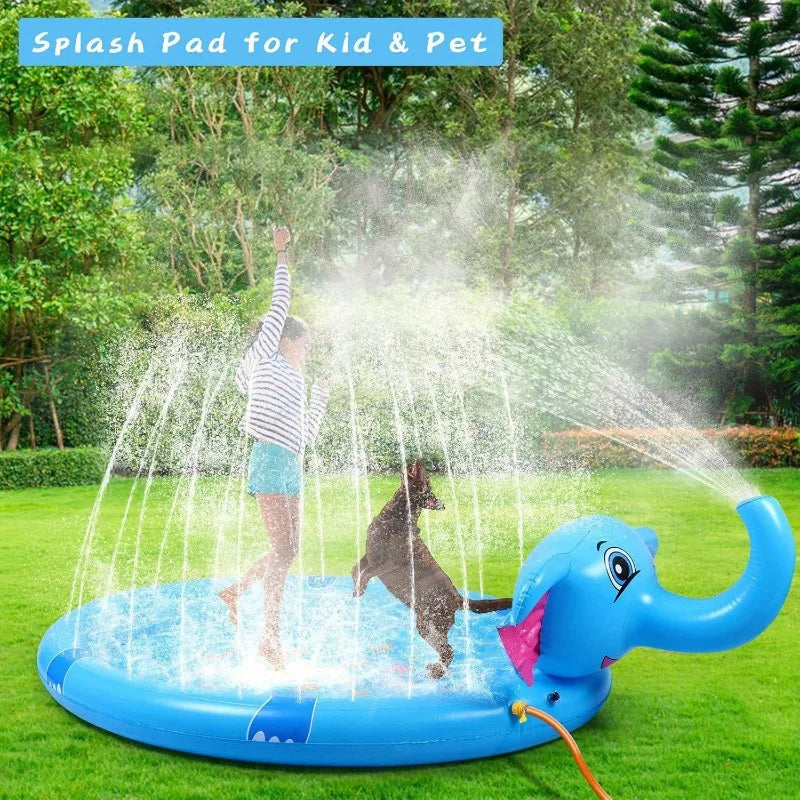 Large Elephant Splash Pad &ndash; Safe Interactive Water Play