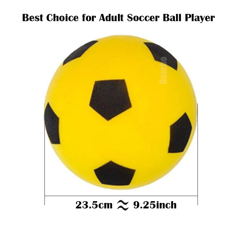 Hambo Silent Soccer Ball - Size 9.25inch Airless Foam Football