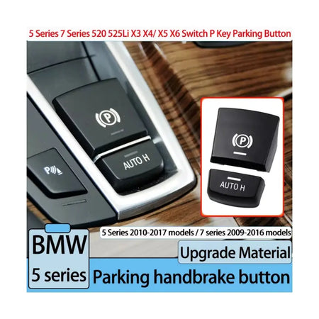 F10 F11 Electronic Hand Parking Brake Switch AUTOH P Button Switch Cover For BMW 5 7 Series X3 X4 X5 X6 F01 F02 F07 F10 F12 F15 by InterCyprus Trading Ltd