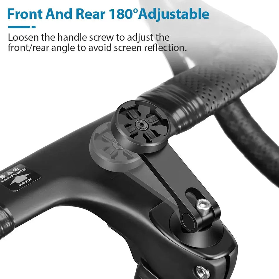 Aluminum Bike Phone Holder With 180 Degree Rotation For Center Handlebar by InterCyprus Trading Ltd