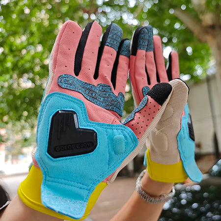 Summer Breathable Touch Screen Motorcycle Gloves for Men and Women