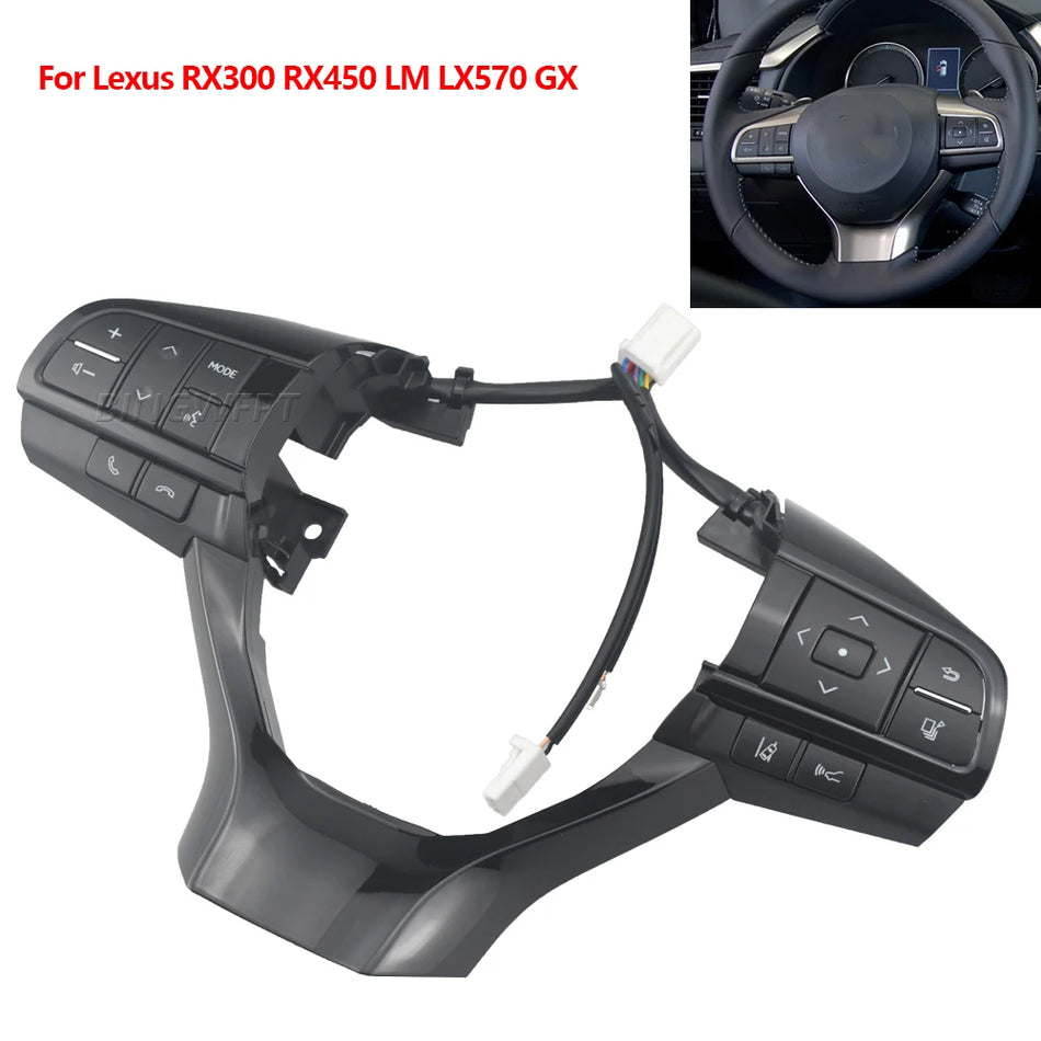 Stikalo za nadzor zvoka na volanu ABS za Lexus RX300 RX450 LM LX570 GX