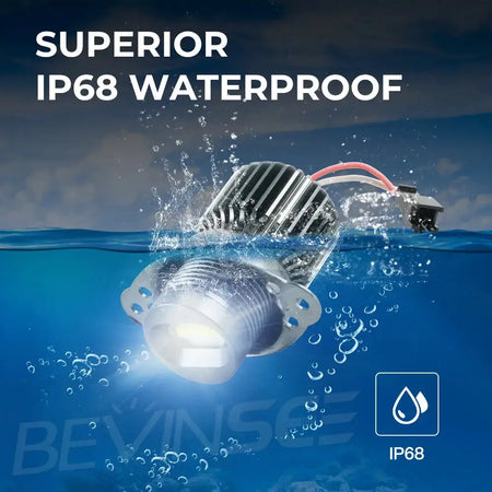 CANbus LED Angel Eyes Halo Rings 6500K BMW E90 E91 LCI 12V