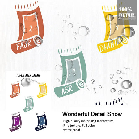 Islamic Arabic Educational Nursery Wall Art Prints