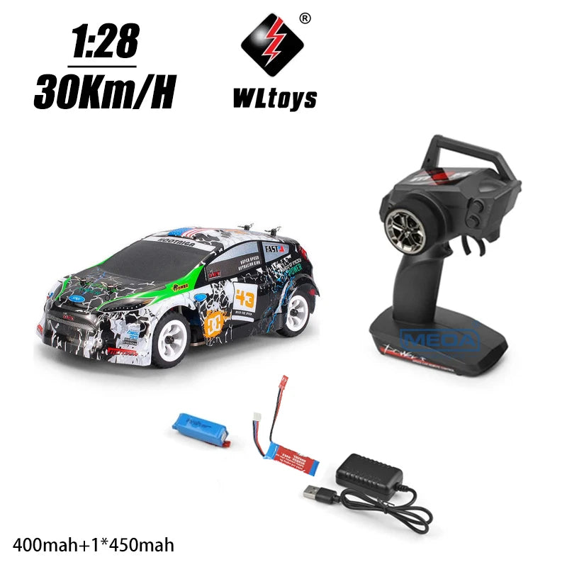 WLtoys 284161 1/28 4WD High-Speed RC Car - 30Km/H Off-Road Drift Racer 2B V2 No Box 1