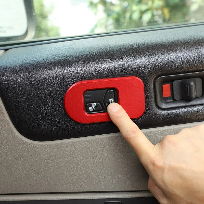 Hummer H2 2003'ten 2007'ye Alüminyum Hafıza Düğmesi Çerçeve Çıkartması