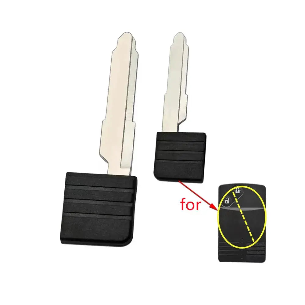 10pcs/lot Car Emergency Insert Small Smart Key Blade for Mazda Smart Card Key Uncut by InterCyprus Trading Ltd