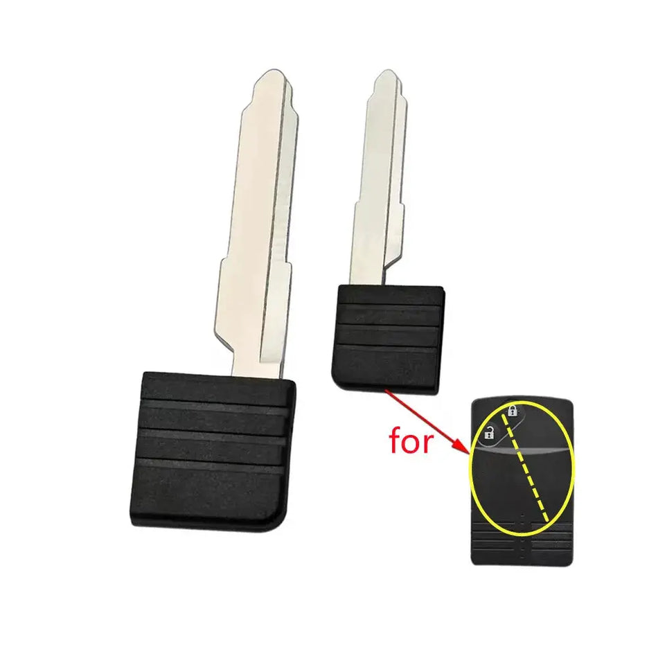 10pcs/lot Car Emergency Insert Small Smart Key Blade for Mazda Smart Card Key Uncut by InterCyprus Trading Ltd