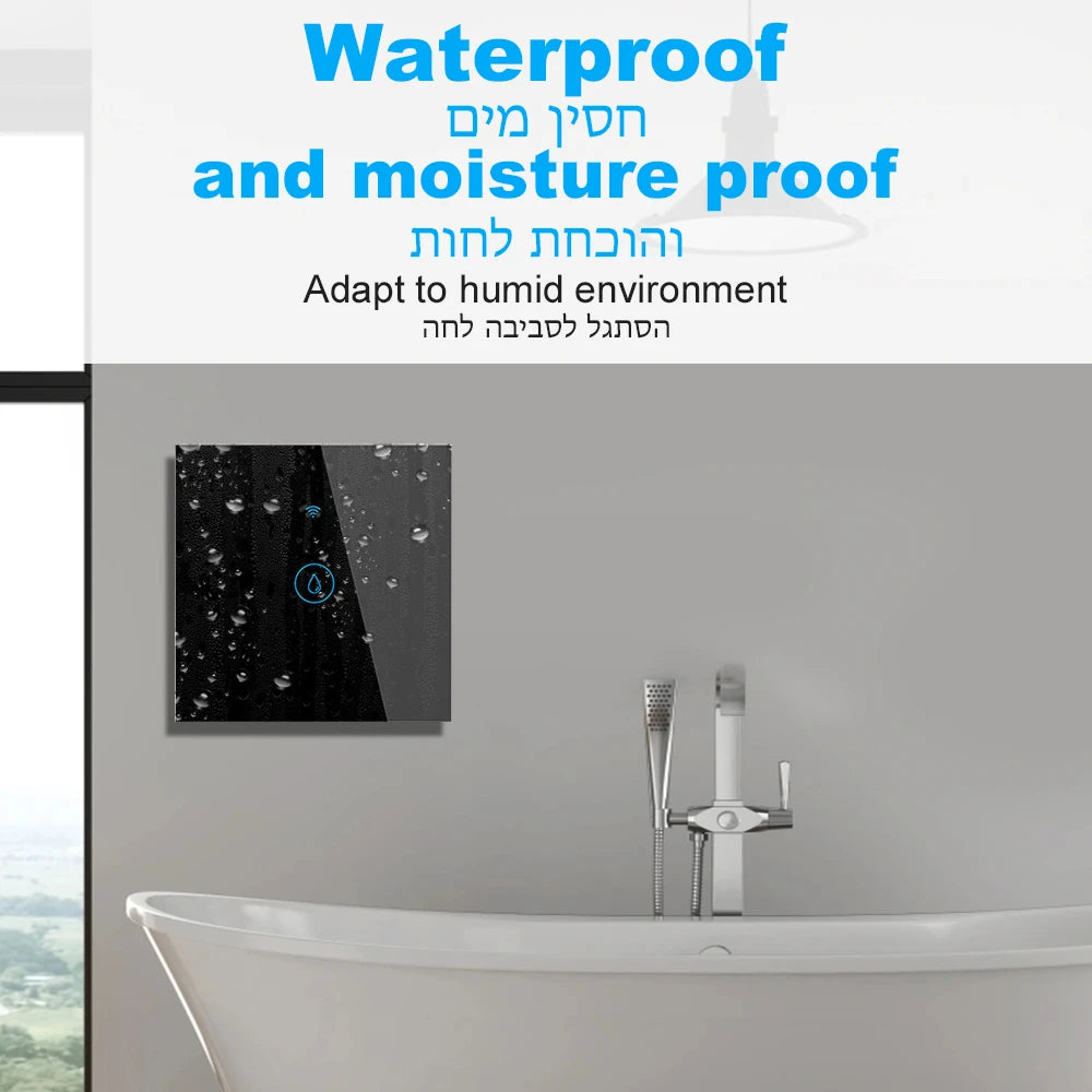 Tuya Smart 40A WiFi &amp; Bluetooth Water Heater Touch Switch