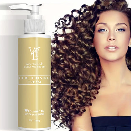 Water Ice Levin Curly Hair Enhancement Cream &ndash; Moisturizing and Styling Formula