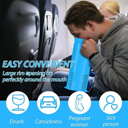 5-50Pcs 1000ML Portable Disposable Vomit Bag &ndash; Travel Use