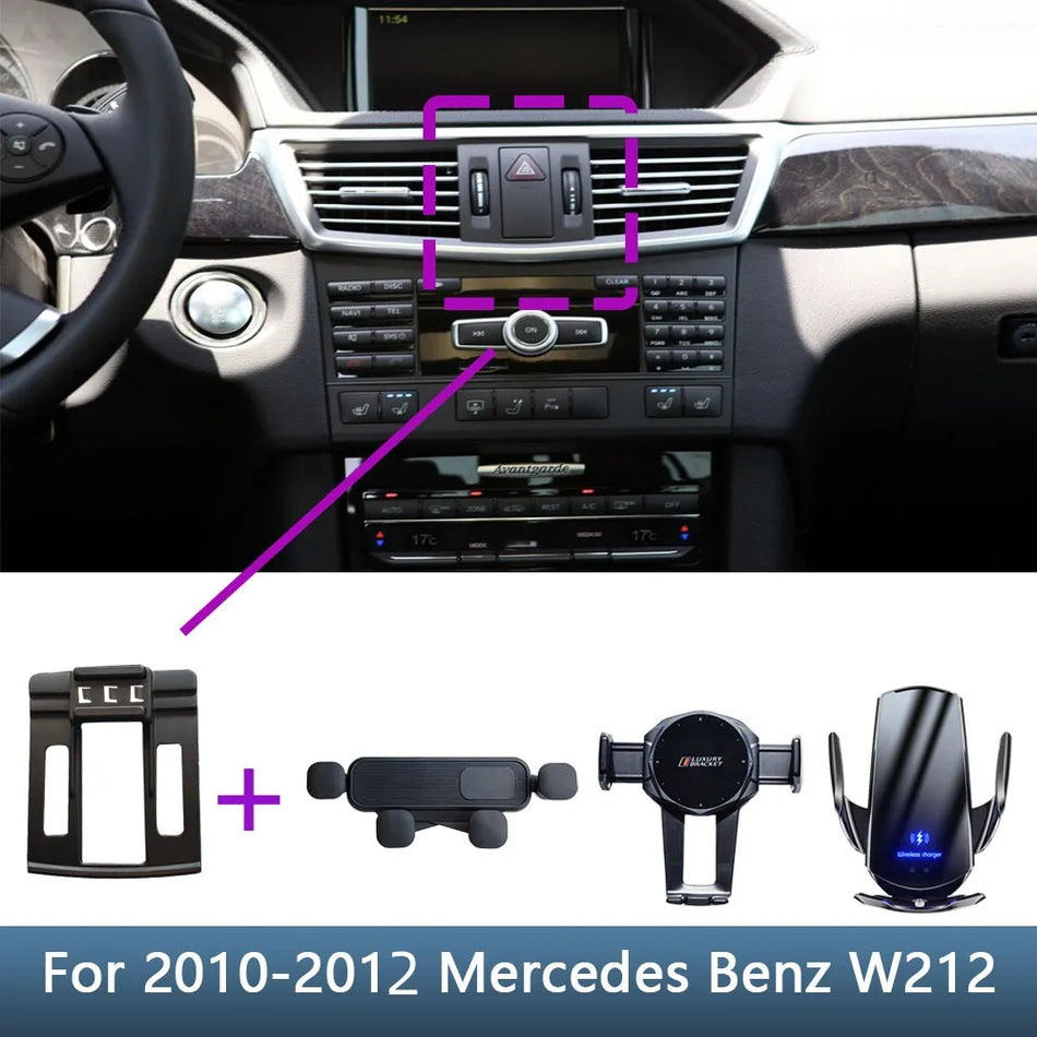 Mercedes E Class W212 Trådlös Laddning Bil Telefonhållare