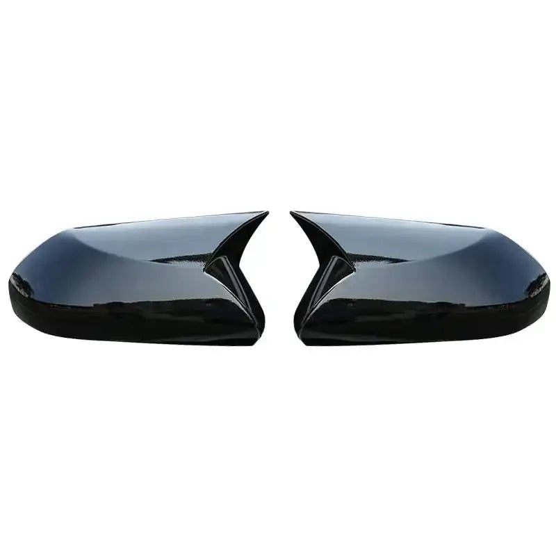 ABS Carbon Fiber Wing Mirror Cover Set For CHR 2018 2020 Bright black