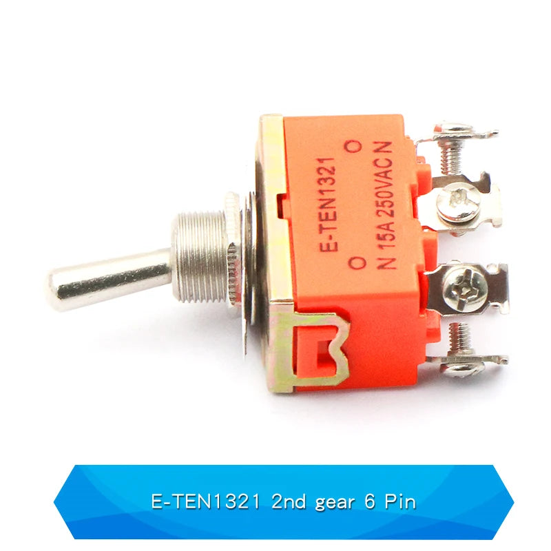 Toggle Switch Rocker Switches E-TEN1021 E-TEN1121 E-TEN1122 E-TEN1221 E-TEN1321 E-TEN1322 &ndash; Self-Locking Waterproof Design 1321