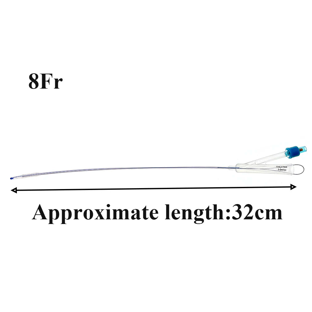 D &ndash; Two Way Self Retaining Dog Foley Catheter 6PCS Kit 6pcs 8FRX320mm