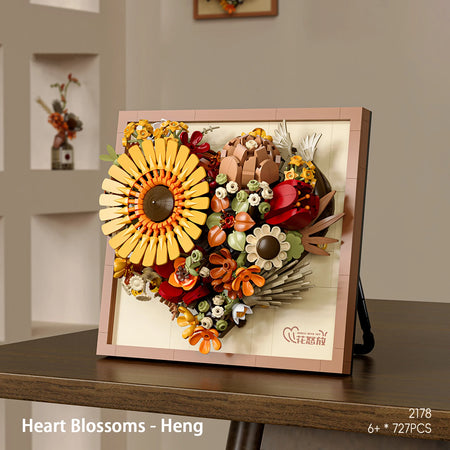 3D Picture Frame Building Blocks &ndash; Floral DIY Toy Gift