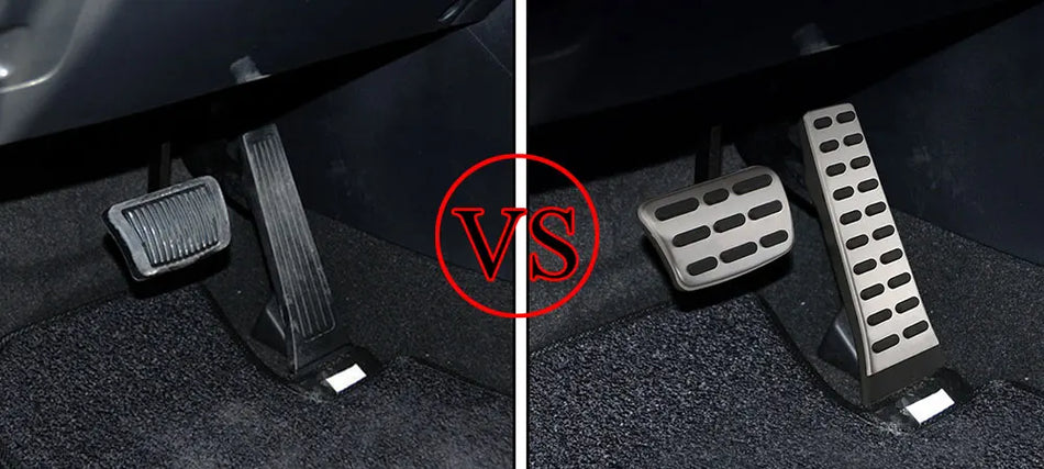 Hyundai Santa Fe pedalöverdrag rostfritt stål med gummi