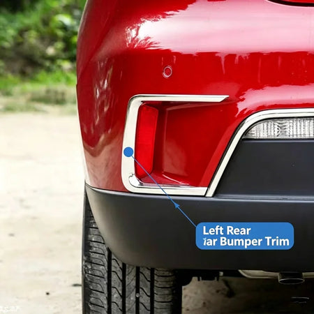 Rear Bumper Lamp Frame Chrome Plated for JAC Refine S2 IEV6S IEV7S by InterCyprus Trading Ltd
