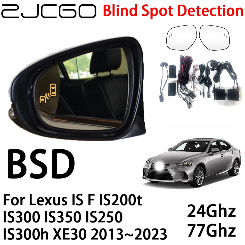 Radar System For Lexus IS F Blind Spot Detection With 700 m Alarm And Dual mmWave Rear Radar Sensors