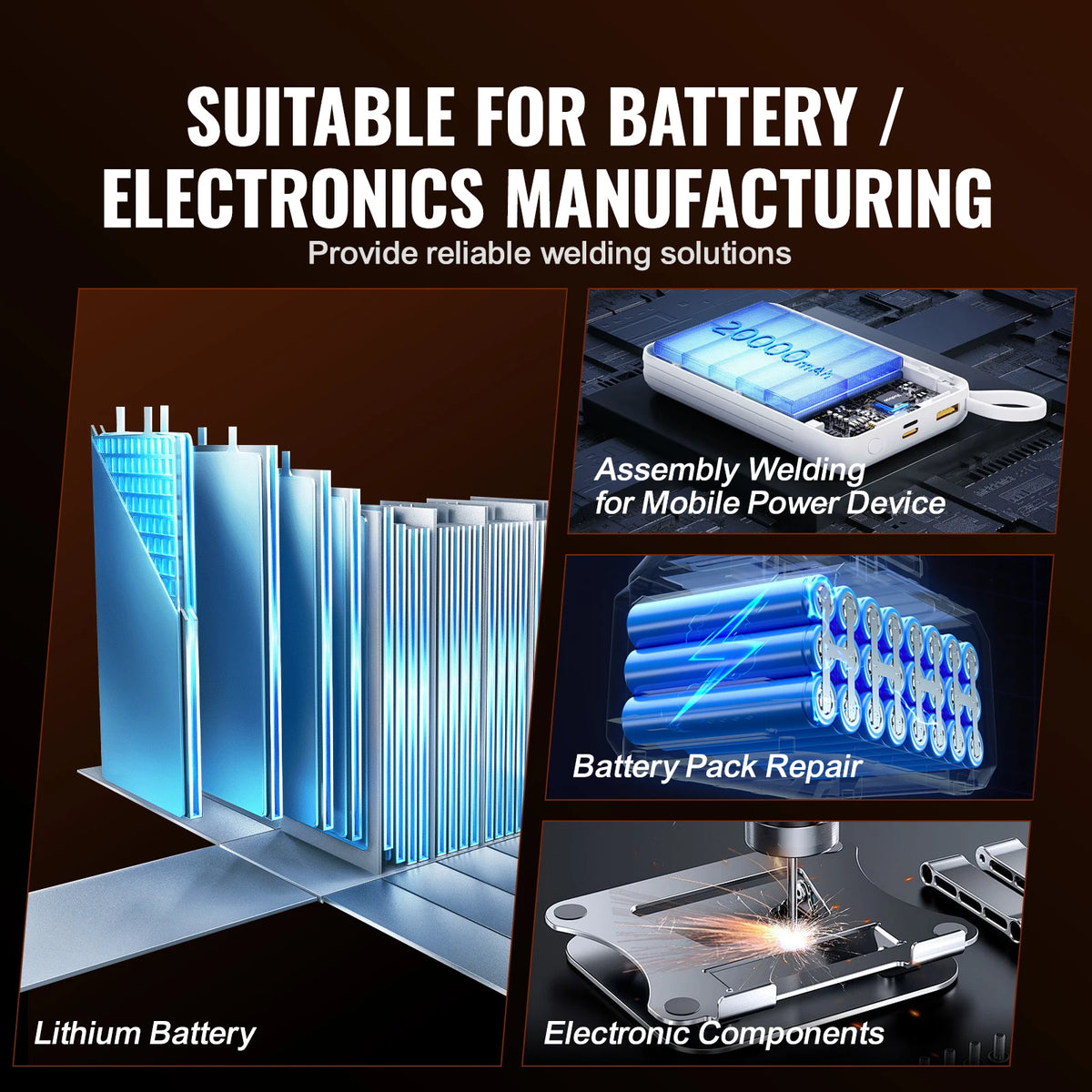 737G Spot Welder &ndash; Two Welding Modes With Lighting