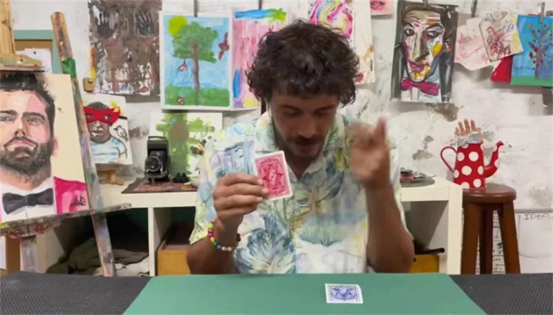 Perro Verde Karta Změna Barvy Warp Trik Magická Rekvizita