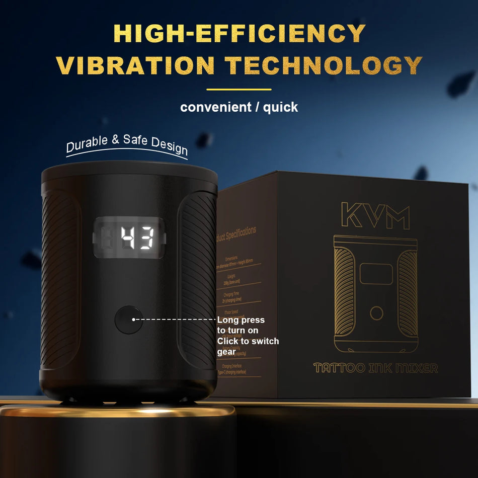 Tetovējumu pigmenta tinte automātiska mini virpuļmiksētājs trīs ātrumi