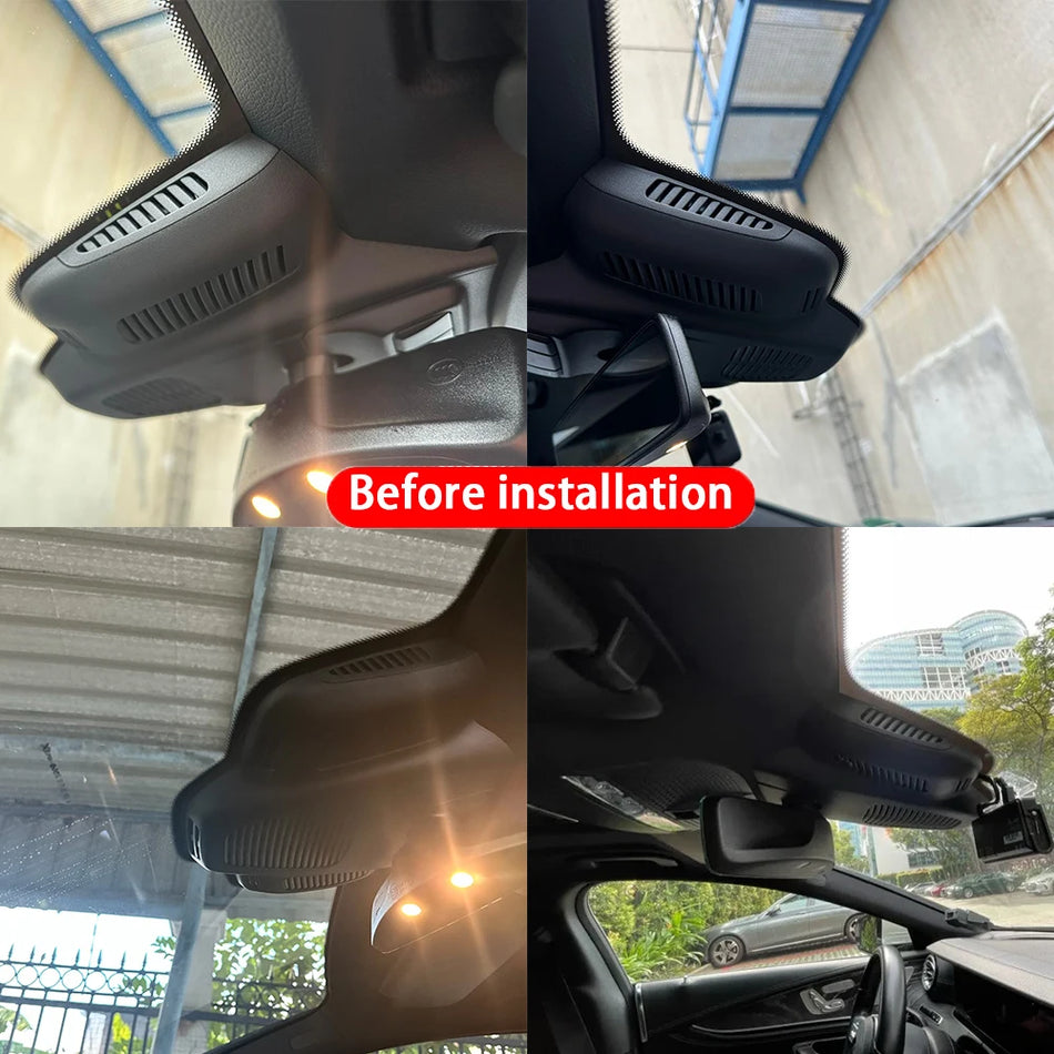 Mercedes-Benz C-Class W213 W205 için WiFi'li 4K Ön ve Arka Dash Cam