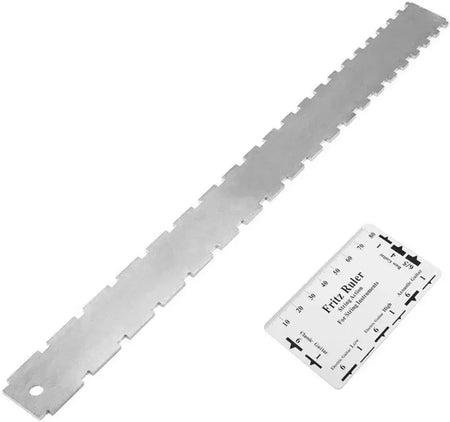 Guitar Neck Notched Straight Edge Tool &ndash; Stainless Gauge 1 Set