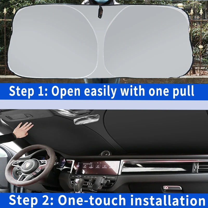 Mercedes-Benz EQ Series Car Sun Visor - Front Windshield Heat Insulation Shade