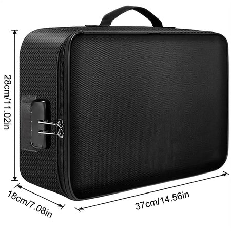 5-Layers Document Case With Lock File Organizer &ndash; Secure