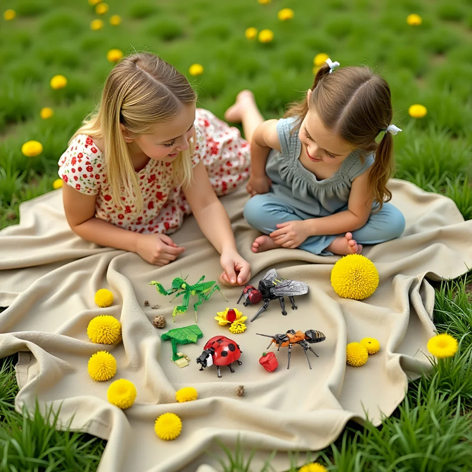 Knew Built Ladybug Blocks Set &ndash; Durable Educational Play