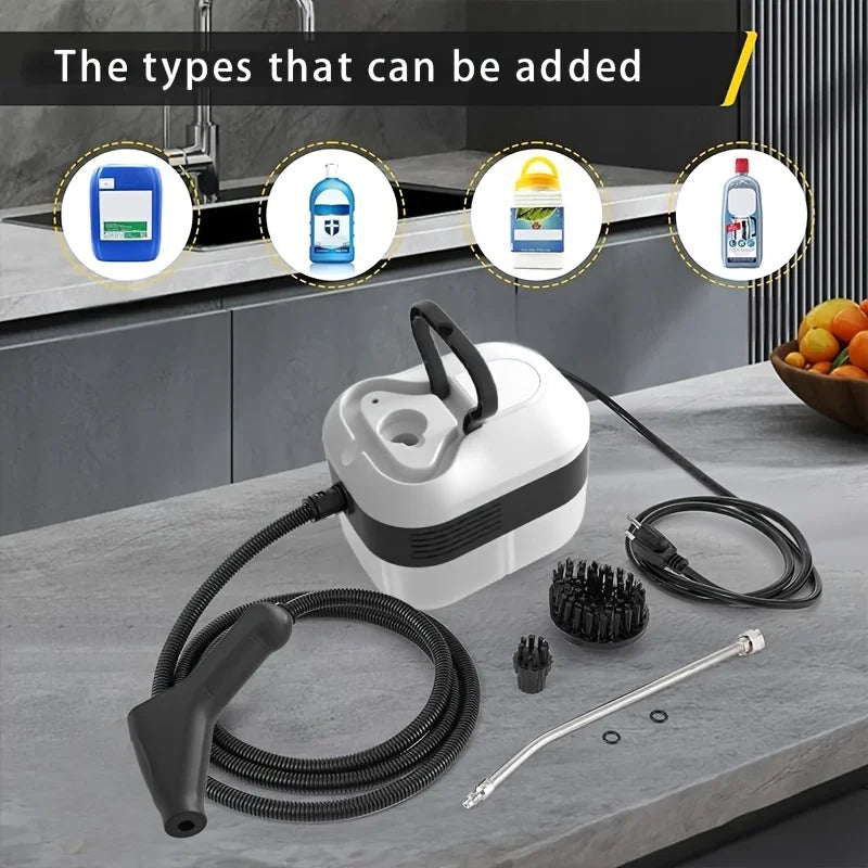 High-Performance Handheld Steam Cleaner for Home and Auto Cleaning