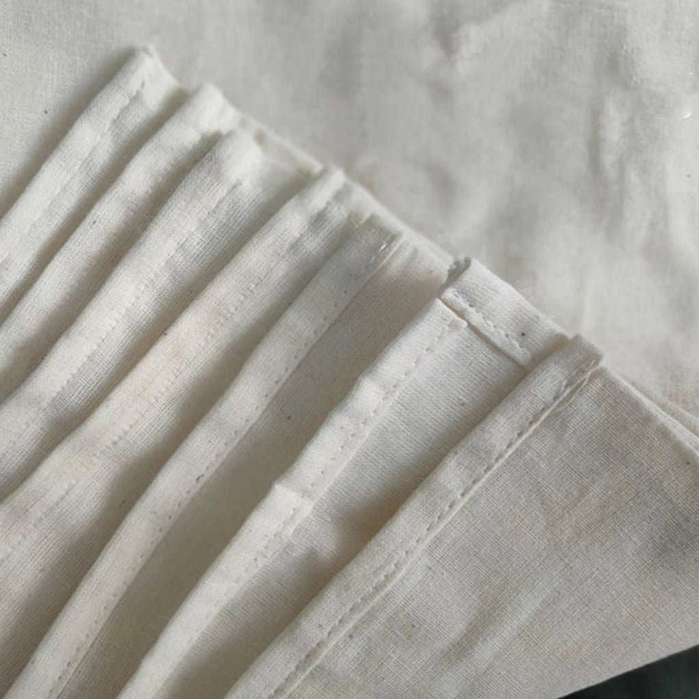 Reusable Cotton Cheese Cloth Bag for Nut Milk and Straining