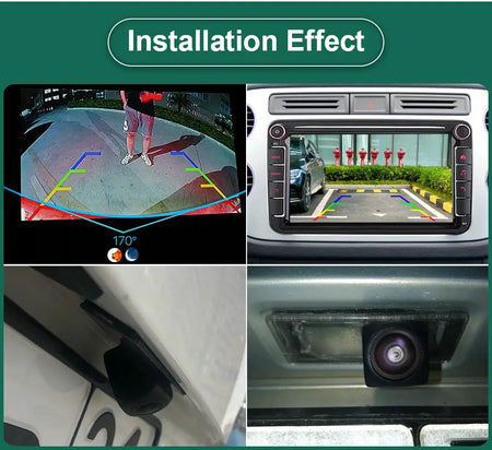 AHD 1080P Trajectory Car Reverse Backup Rear View Camera For VW Tiguan L Teramont Golf 8 Phideon Touareg Sharan Passat Variat B8 by InterCyprus Trading Ltd