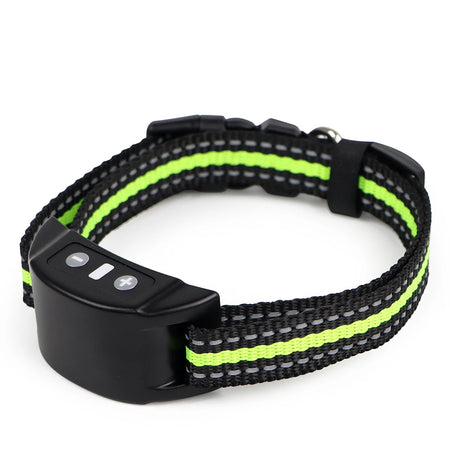 Electric Anti Bark Collar&ndash;Rechargeable 7 Sensitivity Levels Fluorescent Green