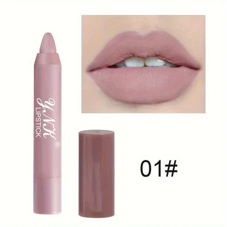 Nude Series Velvet Matte Waterproof Lipstick Pencil 01