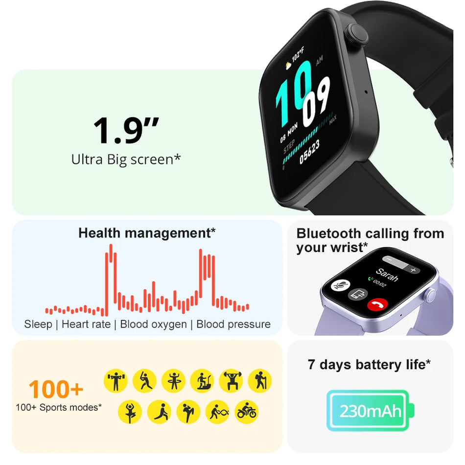 Colmi P71 Smartwatch Chiamate Vocali Monitoraggio Salute IP68