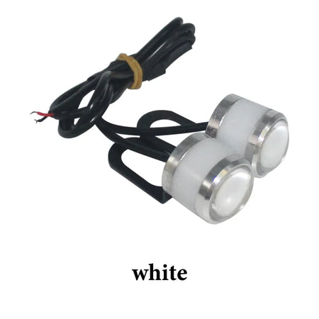 KEVANLY 2X Strobe Motorcycle Eagle Eye Light &ndash; High Visibility LED Warning Signal White Flash