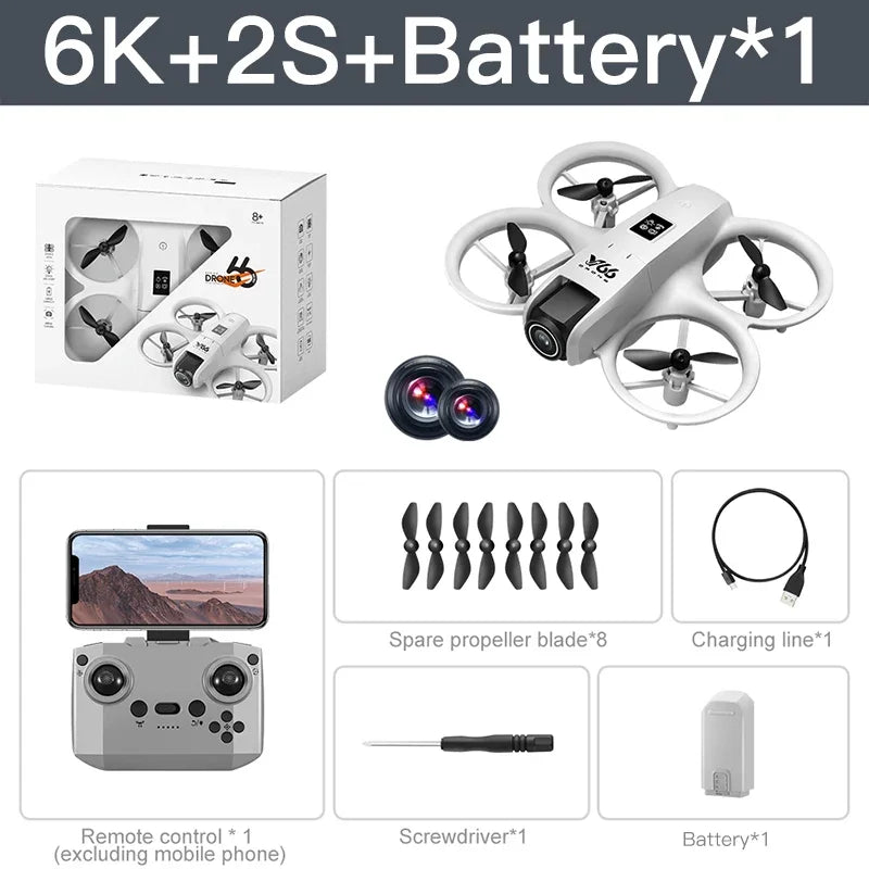 Xiaomi Mijia V66 Mini RC Drone &ndash; 180 Degree Flip Functionality 6K-Battery1