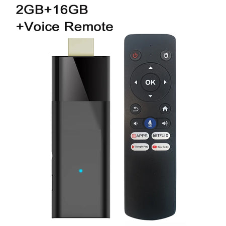 Mortal Q6 Mini 4K Smart TV Stick with Android 10 and Bluetooth 5.2 2GB16GB Voice Remote