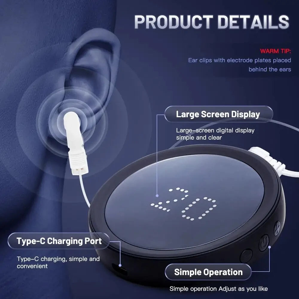 CES Insomnia Ear Clip Electrotherapy Device &ndash; Sleep Aid Fast