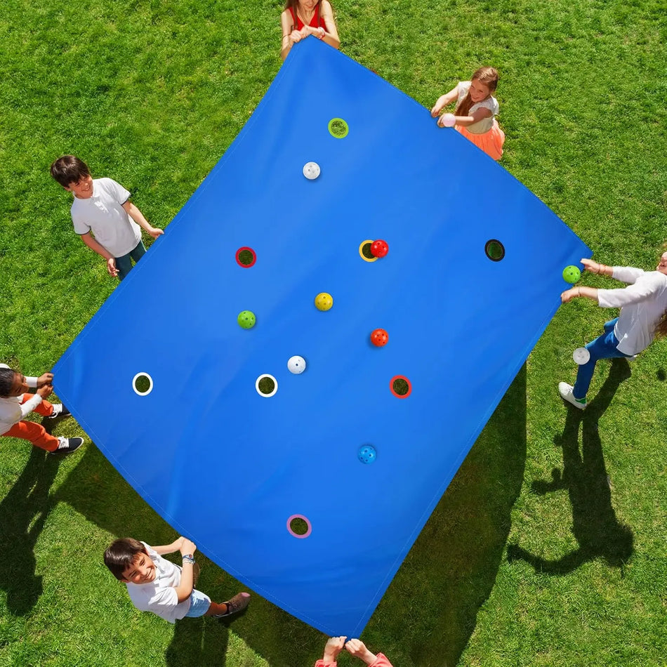 Cooperative Hole Tarp Team Building For Kids And Adults