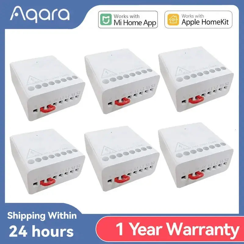 Aqara Zigbee Smart Relay Switch With 2 Channels For Homekit Mi Home by InterCyprus Trading Ltd