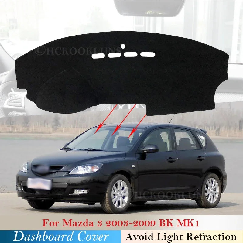 Flanellist armatuurlaua kate UV-kaitsega Mazda 3 BK MK1